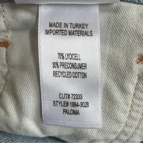 Citizens of Humanity Blue Denim Jeans Paloma Baggy Wide Leg High Rise 26 - Picture 16 of 16